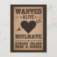 GEWOLLTES LEBENDIGES: SOULMATE-Postkarte