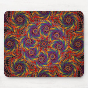 Gewundene Kraken-psychedelische Mousepad