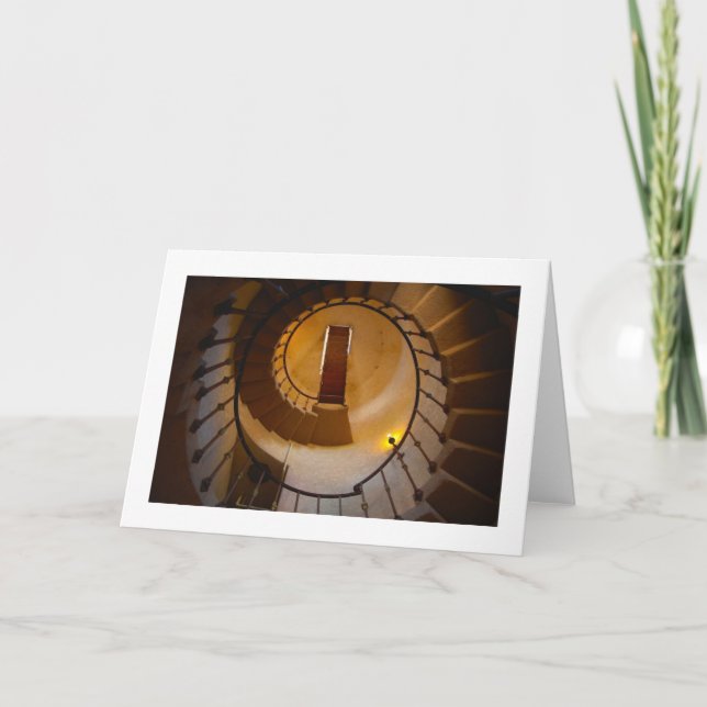 Gewundene Treppe Karte (Vorderseite)