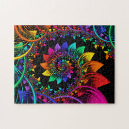 Gewundenes es-gehend des Fraktals