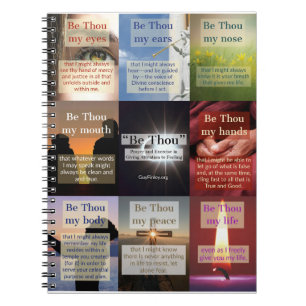 Gewundenes Notizbuch "ist Tausend" multi 6,5" Notizblock