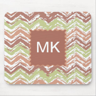 Gewürz-Gekritzel-Zickzack Zickzack Mousepad