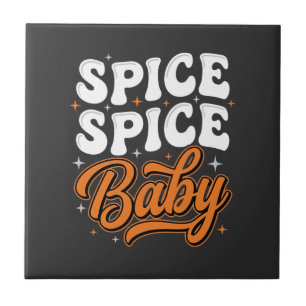 Gewürz Gewürz Baby Halloween Retro-Typografie-Desi Fliese