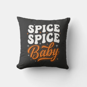 Gewürz Gewürz Baby Halloween Retro-Typografie-Desi Kissen