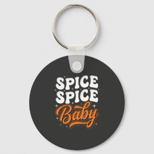 Gewürz Gewürz Baby Halloween Retro-Typografie-Desi Schlüsselanhänger
