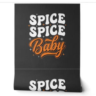 Gewürz Gewürz Baby Halloween Retro-Typografie-Desi Tapete