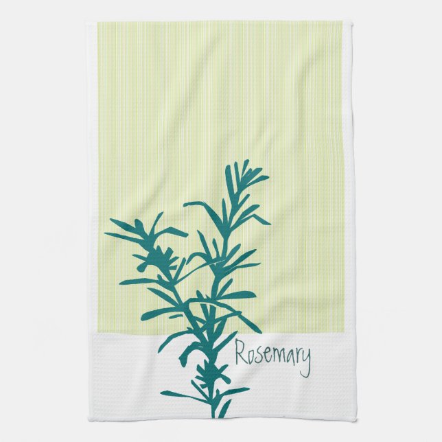 Gewürz-Rosemary-Küchen-Entwürfe Handtuch (Vertikal)