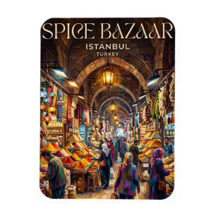 Gewürzbasar Türkei Magnet