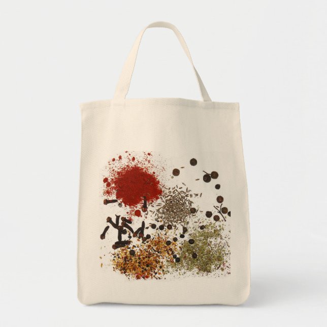Gewürze im Lebensmittelgeschäft Tote Tasche (Vorne)
