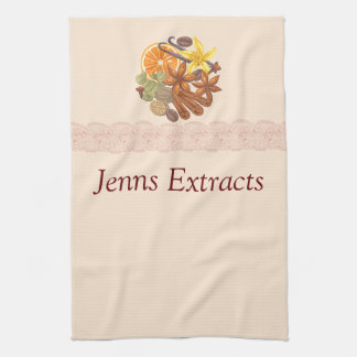 Gewürze und Jahreszeiten und Auszüge Nr. Geschirrtuch