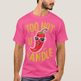 Gewürzige Lebensmittel Lover Chili Paprikaschoten  T-Shirt