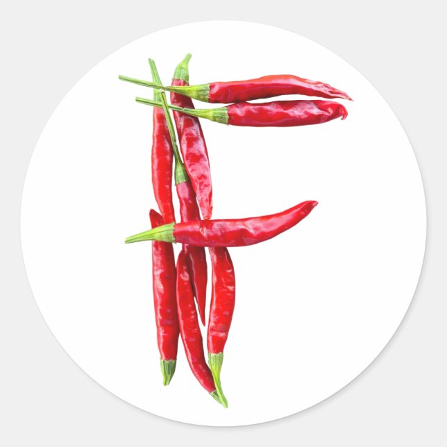 Gewürzige Paprikaschoten - feurig! Chili-Paprikasc Runder Aufkleber (Vorderseite)