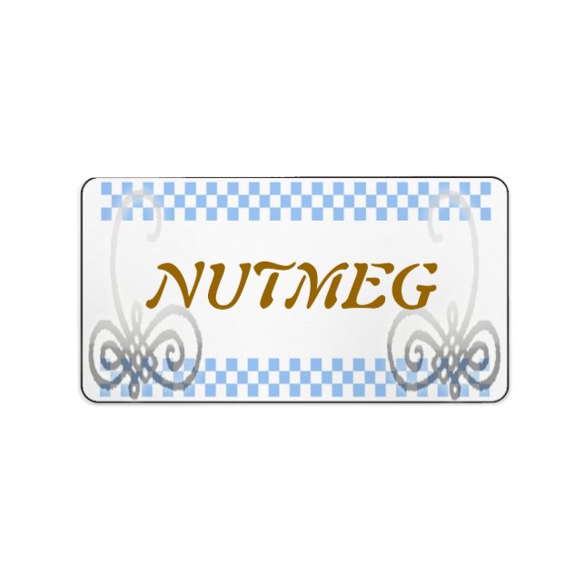 Gewürzmarke blau adressaufkleber (Vorne)