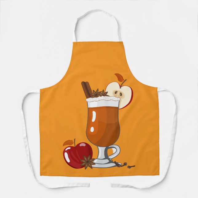 Gewürzter Apfelwein-Schürze Schürze (Vorderseite)