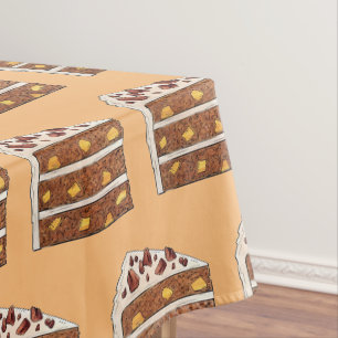 Gewürzter Südlicher Hummingvogel Kuchen Nachtisch Tischdecke