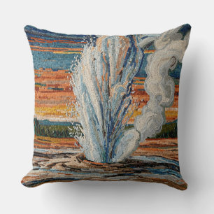 Geyser Eruption Mosaic Kissen