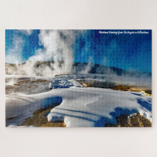 Geysers Yellowstone. Jigsaw Puzzle