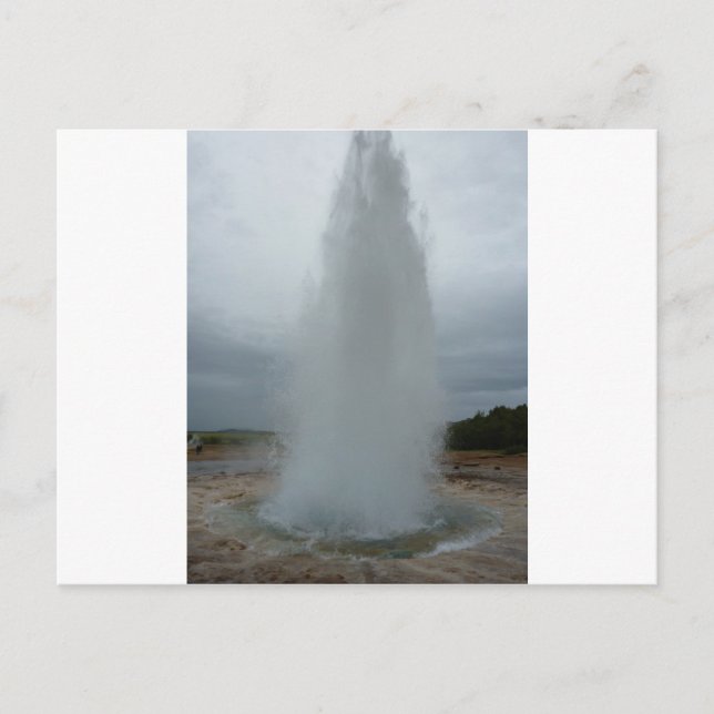 Geysir Postkarte (Vorderseite)