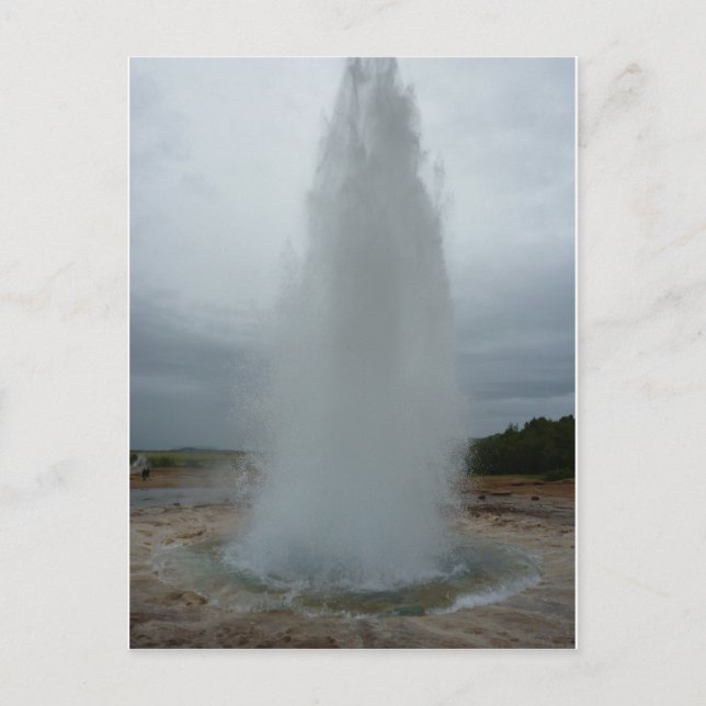 Geysir Postkarte (Vorderseite)