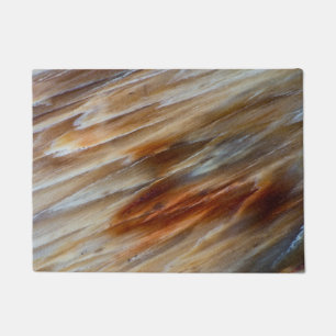 Gezacktes versteinertes Holz Fußmatte