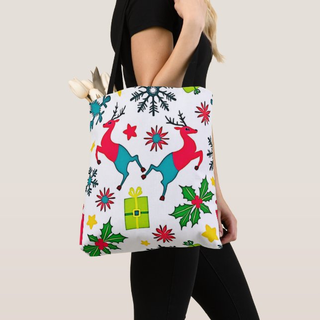 Gezahmes Winter-Wunder-Pattern Traum-Design Tasche (Von Nahem)