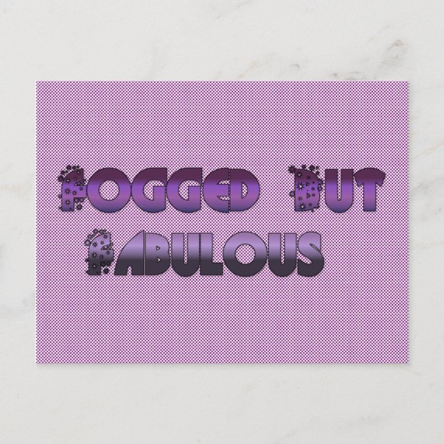 gezähmt, aber vornehm postkarte (Vorderseite)