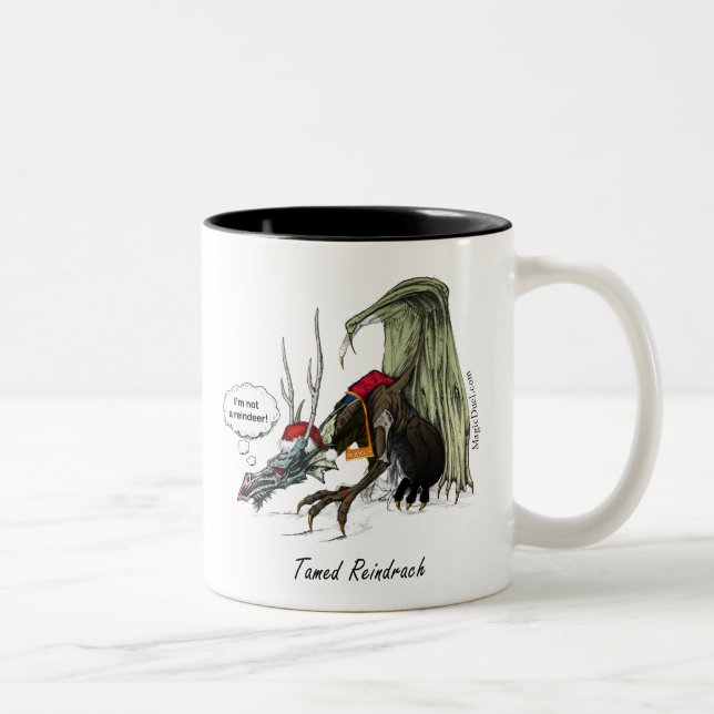 Gezähmtes Reindrach - Sonderausgabe Zweifarbige Tasse (Rechts)
