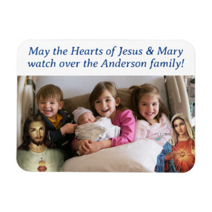 Gezauberte Jesu und Maria-Foto-Magnet Magnet