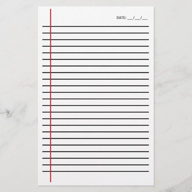 Gezeichnet Briefpapier (Vorderseite)