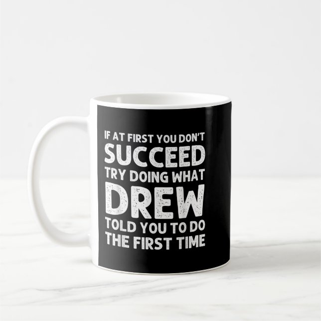 GEZEICHNET Geschenkname Personalisiert Geburtstag  Kaffeetasse (Links)