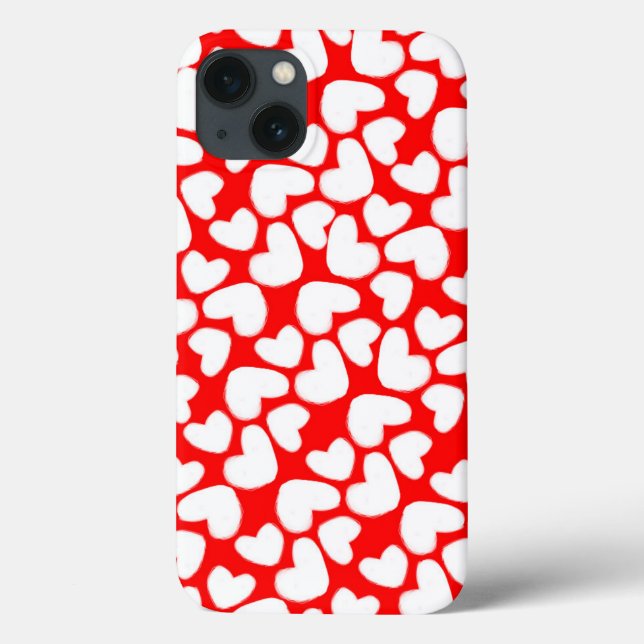 Gezeichnet Herz 2014 Case-Mate iPhone Hülle (Rückseite)