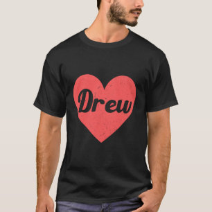 Gezeichnet Herz - erste Namen und Herzen I Liebe G T-Shirt