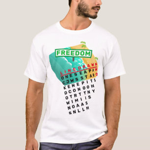 Gezeichnet Linie (hell) T-Shirt