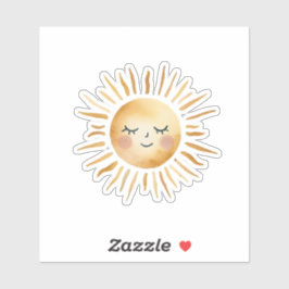 Gezeichnet Sun Aufkleber