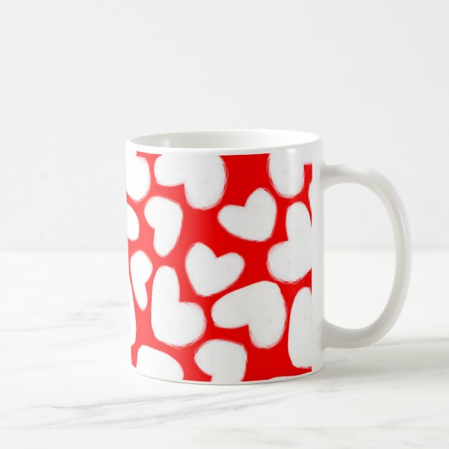Gezeichnete Herzen 2014 Kaffeetasse (Rechts)