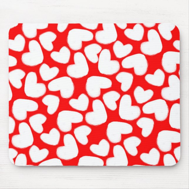 Gezeichnete Herzen 2014 Mousepad (Vorne)