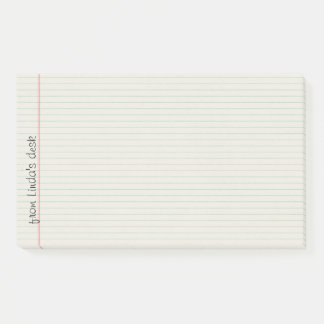 Gezeichnete Notizbuch-Papier-große Post-it Klebezettel