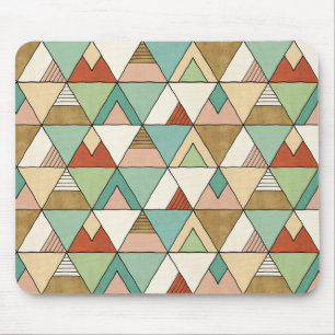 Gezeichnetes Stammes- Muster SüdwestenGeo Mousepad