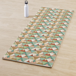 Gezeichnetes Stammes- Muster SüdwestenGeo Yogamatte