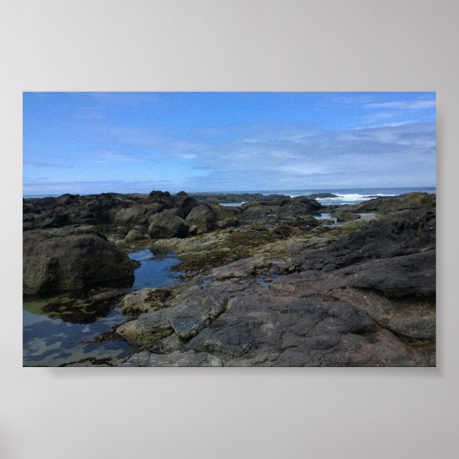 Gezeitenpools am Bob Creek, OR Poster (Vorne)