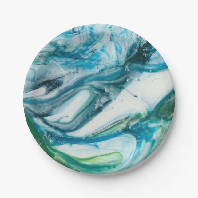 Gezeitenschweiß II Pappteller (Vorderseite)