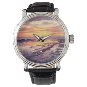 Gezeitentümpel an den Sunset Cliffs Armbanduhr
