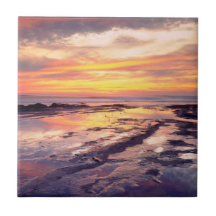 Gezeitentümpel an den Sunset Cliffs Fliese
