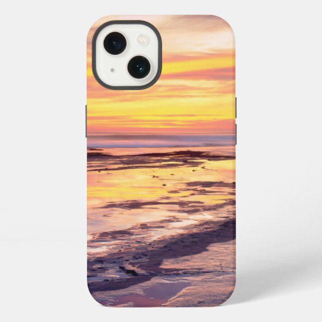 Gezeitentümpel an den Sunset Cliffs iPhone Hülle (Rückseite)
