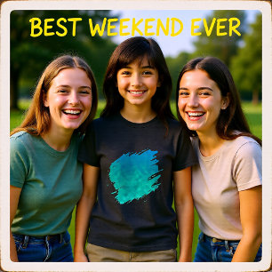Gezeitenverschlissener Himmel Tri-Blend Shirt