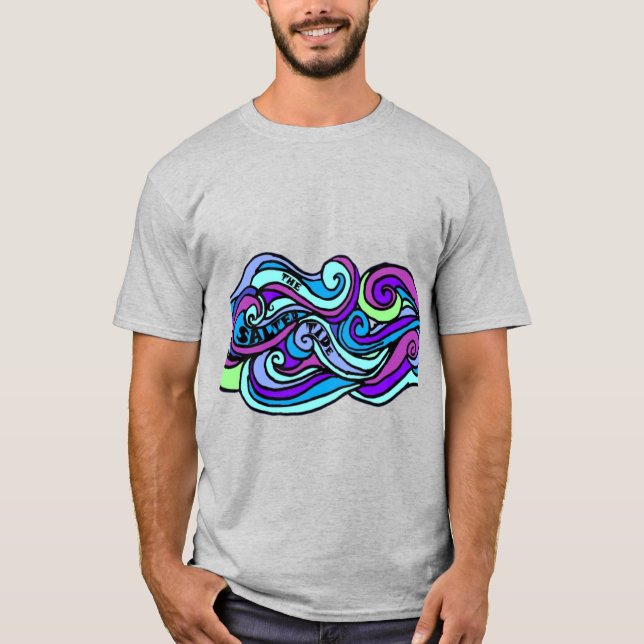 Gezeitenwalben, gesalzen T-Shirt (Vorderseite)
