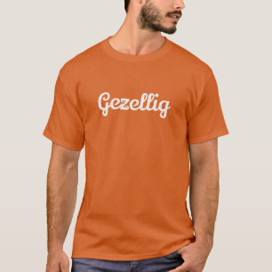 Gezellig auf einem T - Shirt