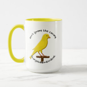 Gezielte individuelle Sensibilisierung Gelbe Kanar Tasse