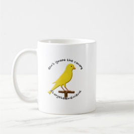 Gezielte individuelle Sensibilisierungskanarische Kaffeetasse