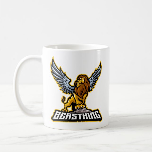 Gezielte Krieger Kaffeetasse (Links)